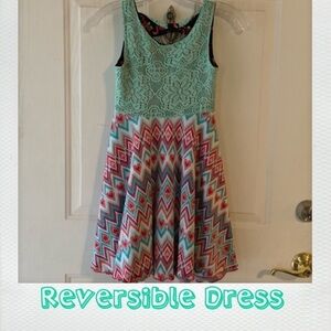 Emily West Reversible Flip and Twirl Girls Dress